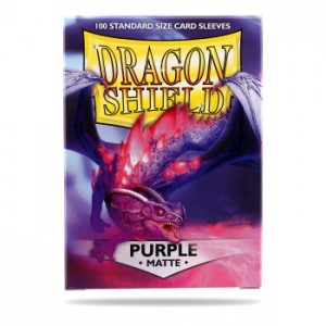 Dragon Shield Matte Purple Standard (100 Sleeves)