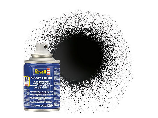 Revell Black Gloss Spray 100ml