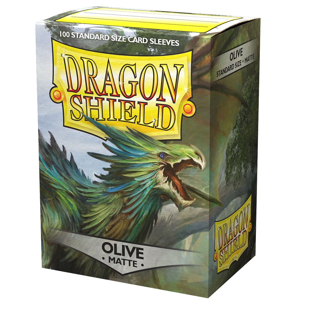 Dragon Shield Matte Olive Standard (100 Sleeves)