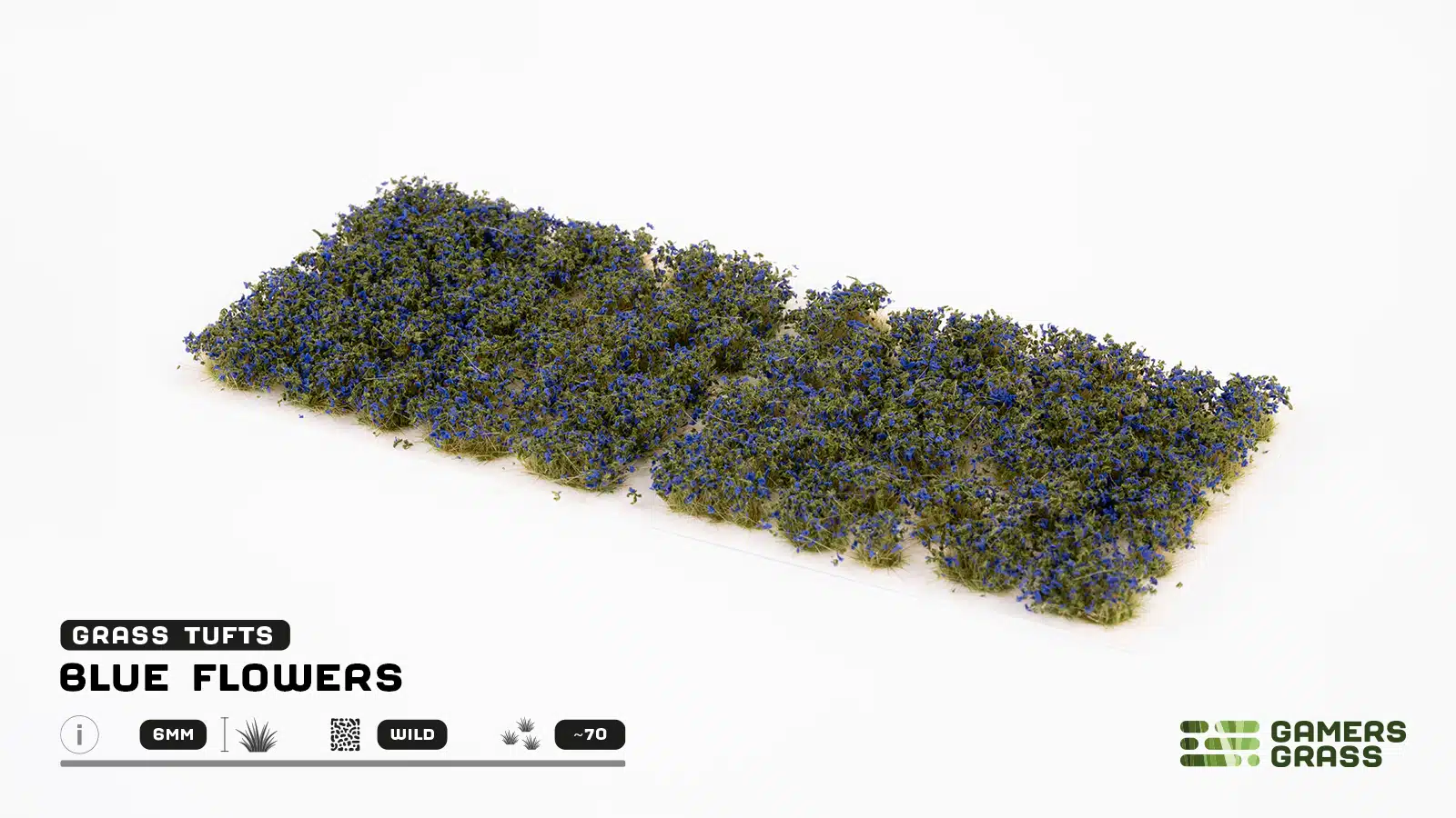 Gamers Grass Blue Flowers