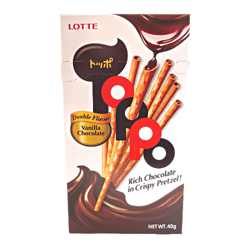 Lotte Toppo Vanilla Biscuit Sticks 40g
