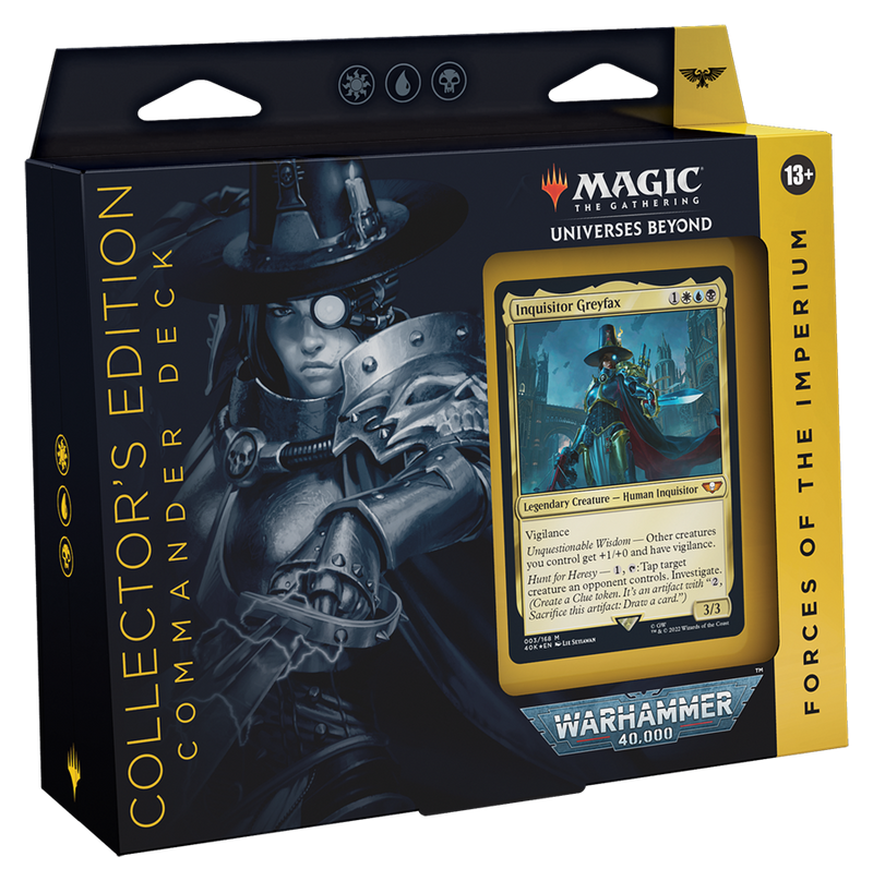 zMTG Warhammer 40,000 40K Commander Deck Forces of the Imperium Collectors