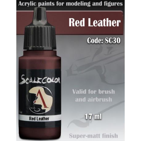 Scalecolor Red Leather