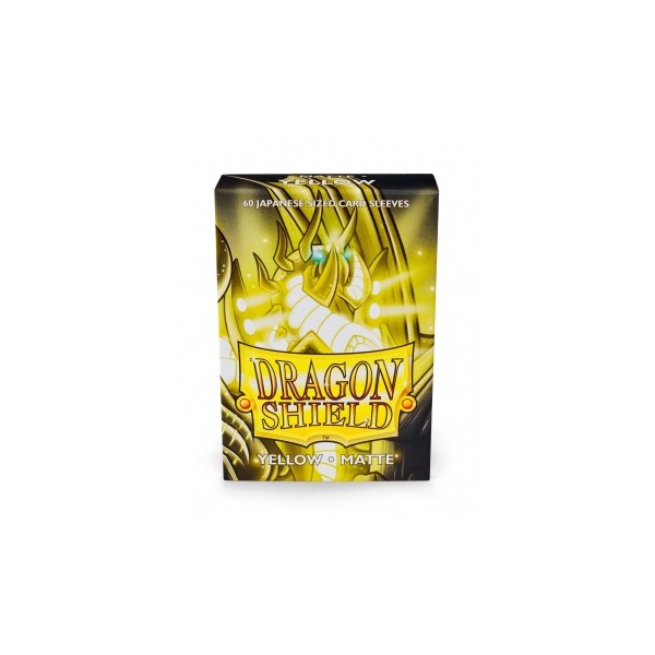 Dragon Shield Matte Yellow Small (60 Sleeves)