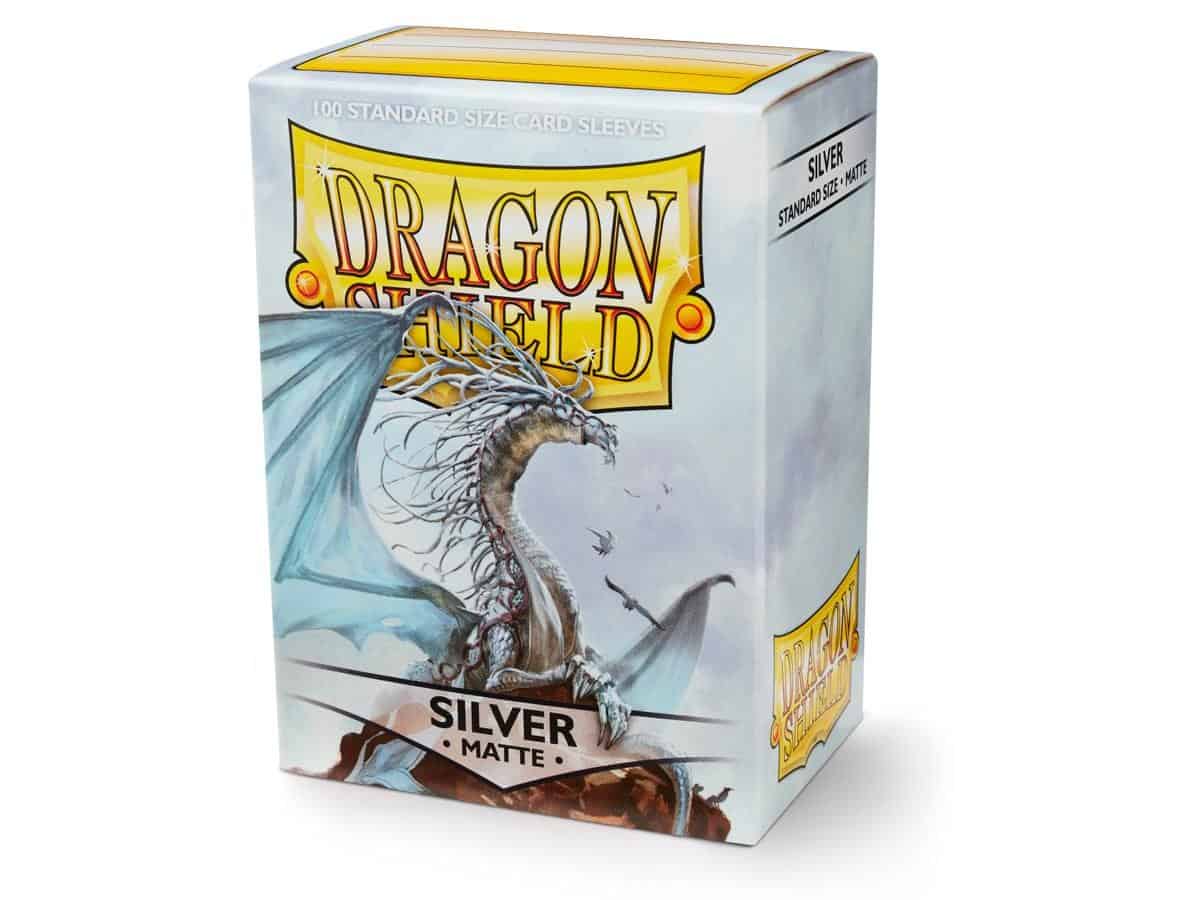 Dragon Shield Matte Silver Standard (100 Sleeves)
