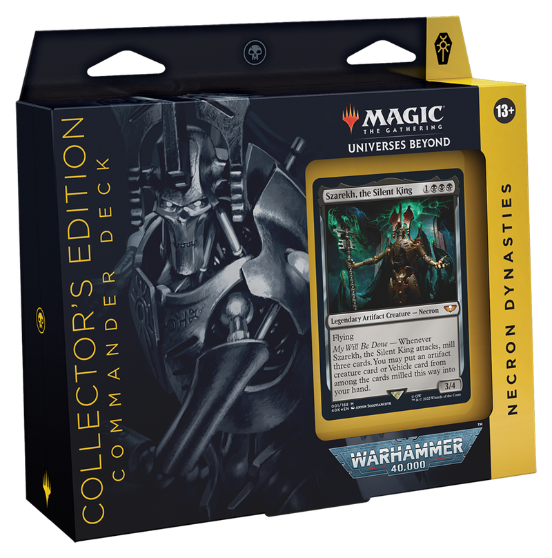zMTG Warhammer 40,000 40K Commander Deck Necron Dynasties Collectors Edition