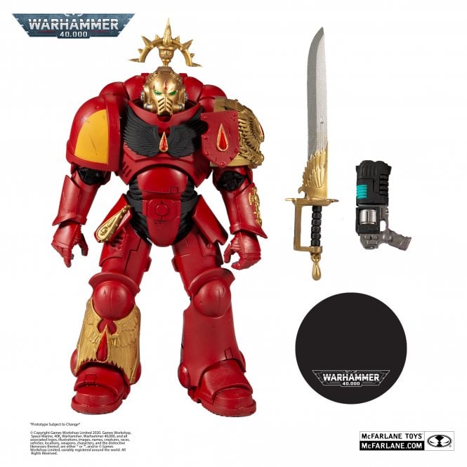McFarlane Toys Warhammer 40,000 Blood angels Primaris lieutenant Gold Label Series SALE