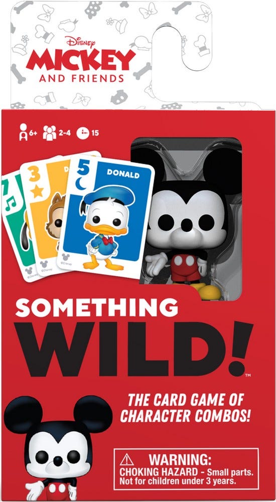 Funko Something Wild! Card Game Mickey Mouse and Friends