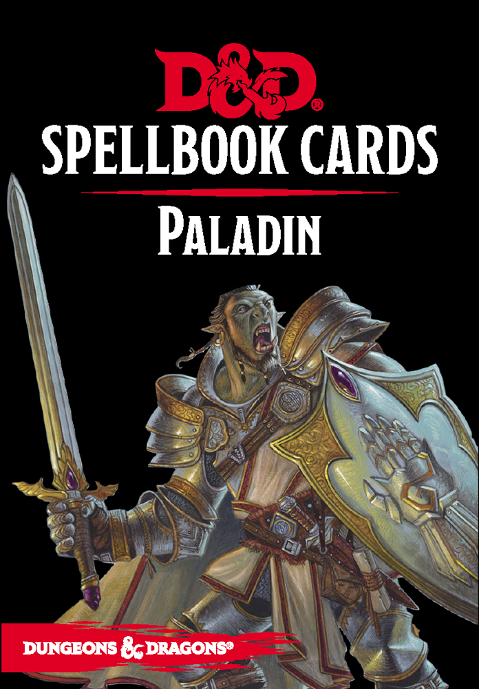 D&D Paladin Spellbook Cards