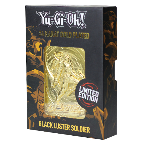 Yu-Gi-Oh! Limited Edition 24K Gold Plated Black Luster Soldier Metal Ingot [Last 1 Left] SALE