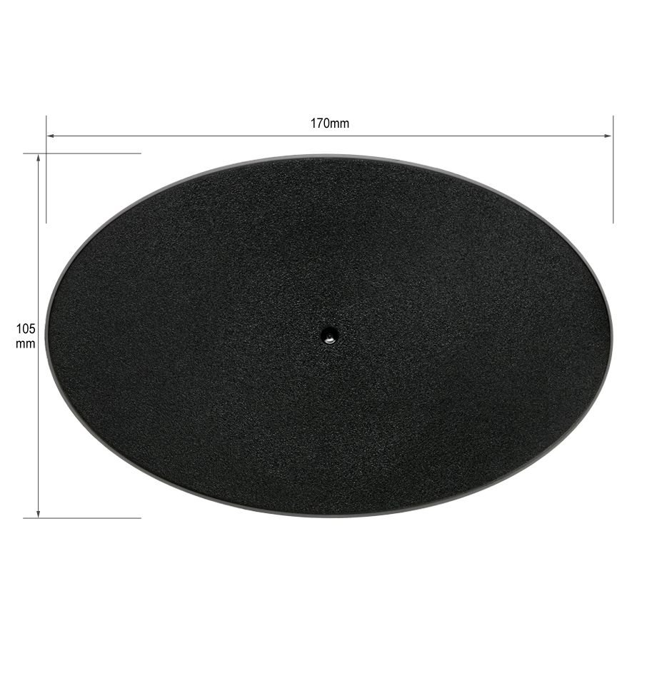 Citadel Single 170mm x 105mm Oval Base