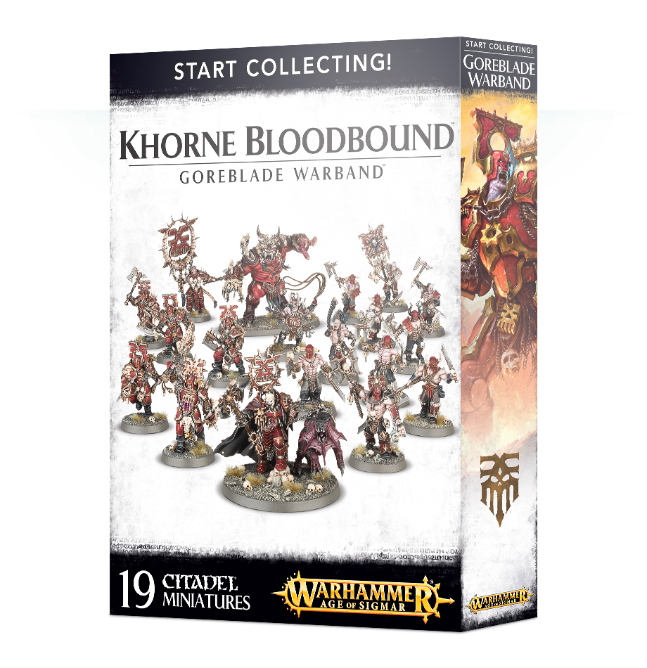 Start Collecting Khorne Bloodbound Goreblade Warband