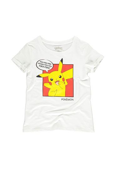 Pokemon Difuzed Ladies T-Shirt Pika Pika Large