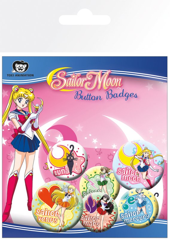 Sailor Moon Badge Pack Mix