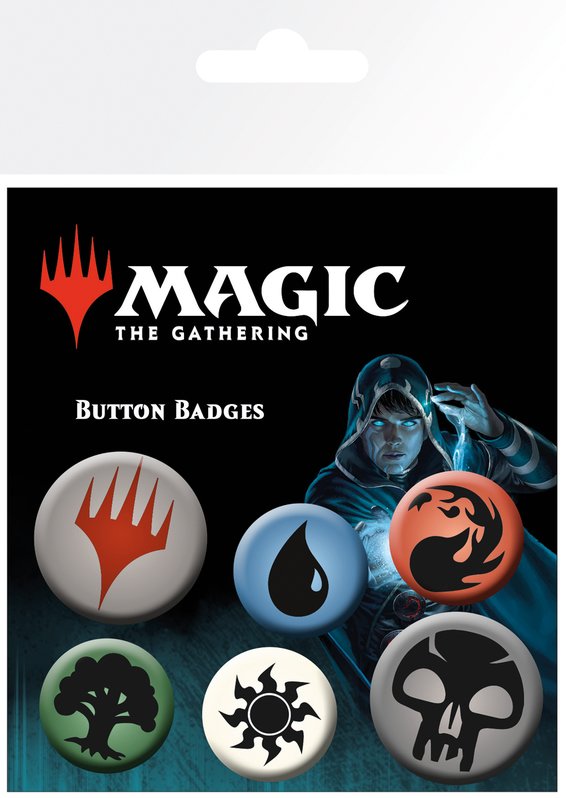 Magic The Gathering Badge Pack Mana Symbols