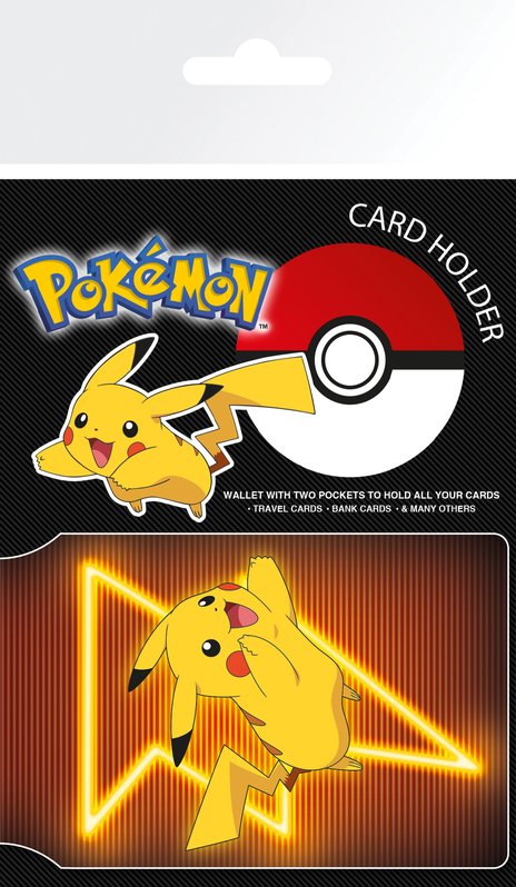 Pokemon Card Holder Pikachu Neon