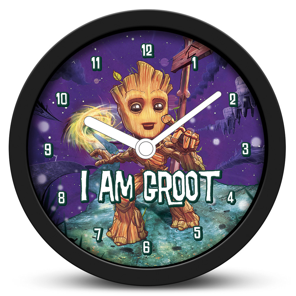 Guardians of the Galaxy I Am Groot Desk Clock