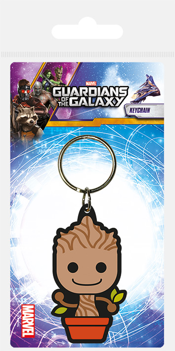 Marvel Guardians Of The Galaxy Baby Groot Rubber Keychain