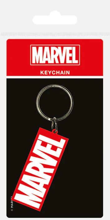 Marvel Logo Rubber Keychain