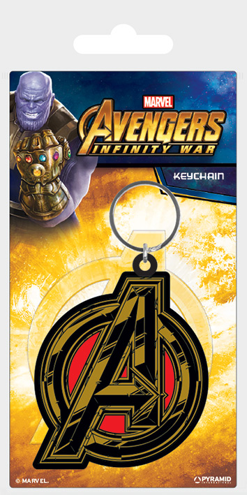 Marvel Avengers Infinity War Avengers Symbol Rubber Keychain