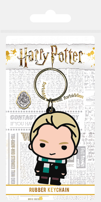 Harry Potter Draco Malfoy Chibi Rubber Keychain