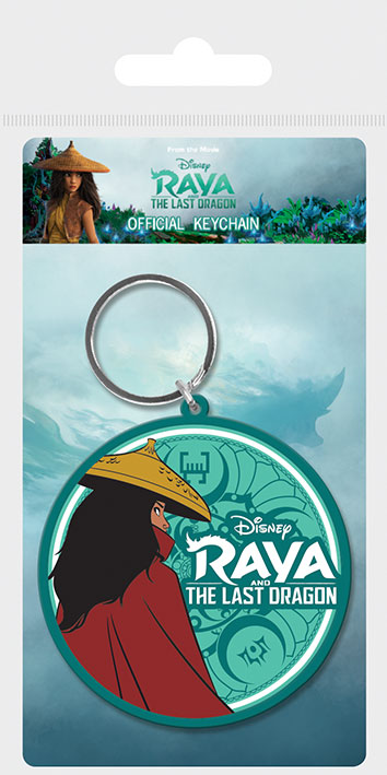 Disney Raya and the Last Dragon Raya Dragon Emblem Rubber Keychain