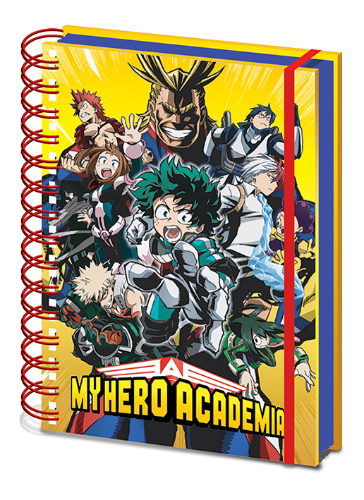 My Hero Academia Radial Character Burst A5 Wiro Notebook