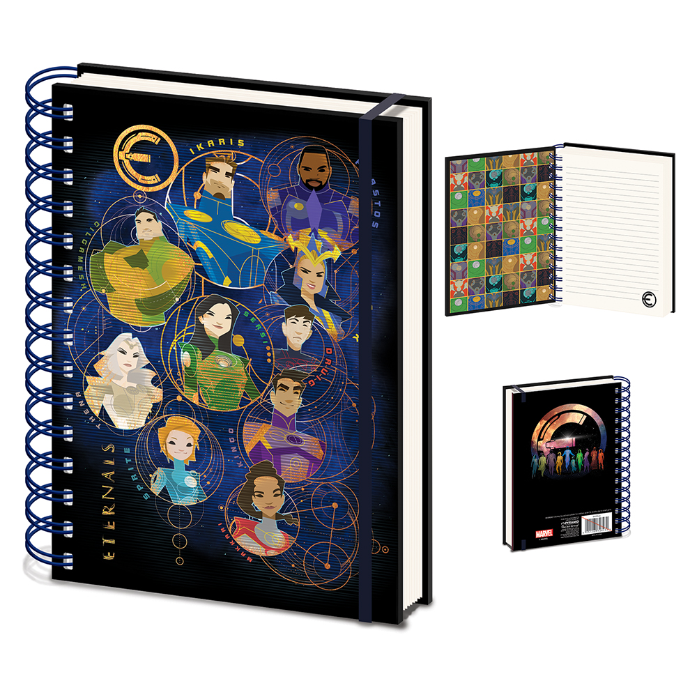 The Eternals Characters A5 Wiro Notebook