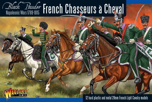 Black powder Napoleonic French Chasseurs a Cheval