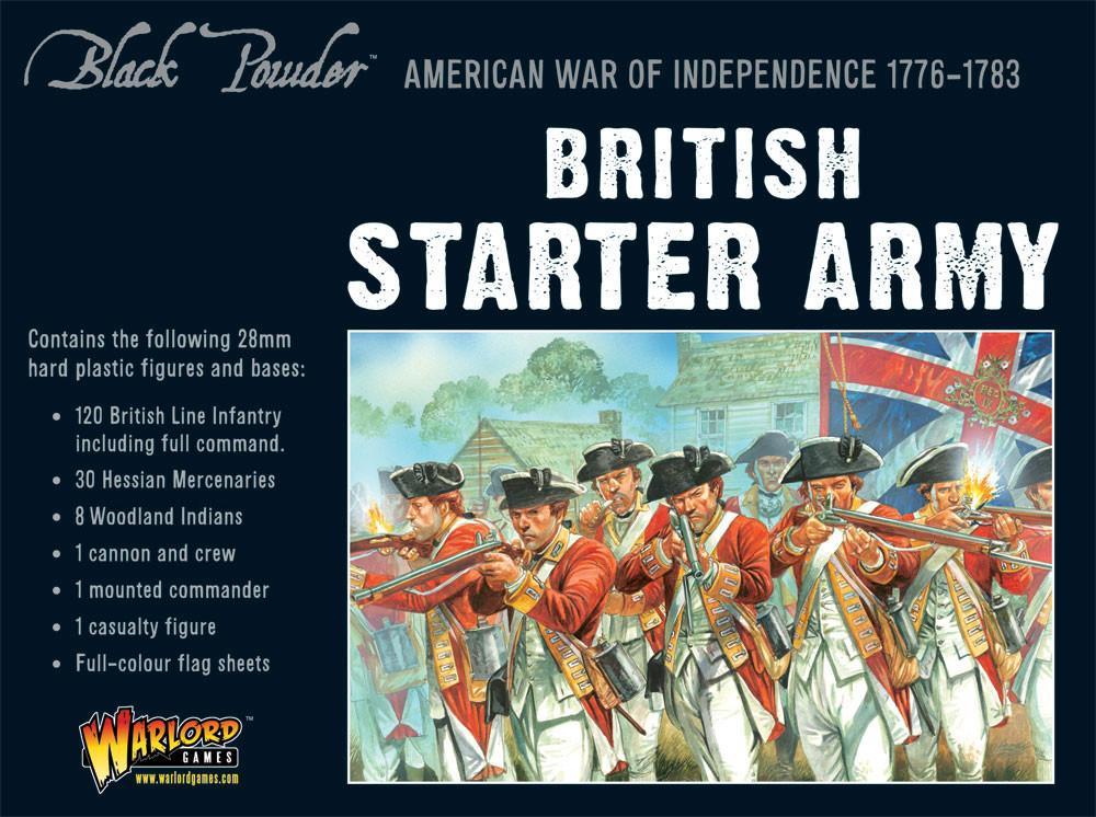 Black Powder American War of Independence British Army Starter Set