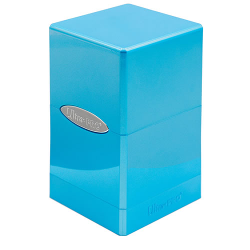 Ultra Pro Satin Tower Deck Box Hi-Gloss Topaz