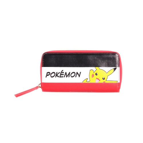 Pokemon Difuzed Pikachu Zip Around Wallet