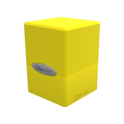 Ultra Pro Satin Cube Deck Box Lemon Yellow