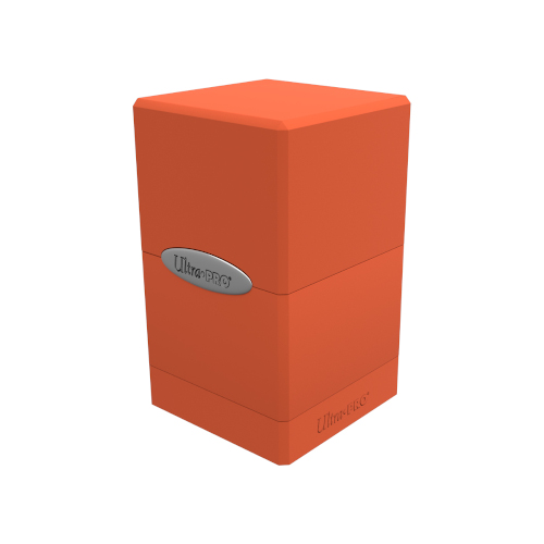Ultra Pro Satin Tower Deck Box Pumpkin Orange