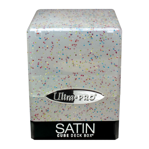 Ultra Pro Satin Cube Deck Box Glitter Clear