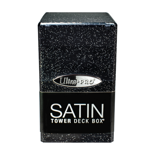 Ultra Pro Satin Tower Deck Box Glitter Black