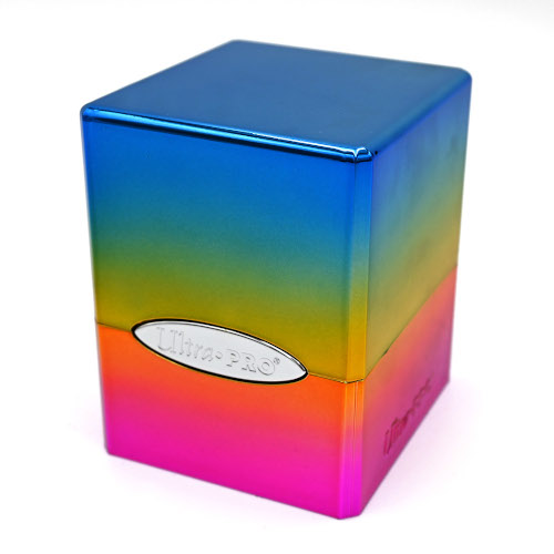 Ultra Pro Satin Cube Deck Box Specialty Finish Rainbow
