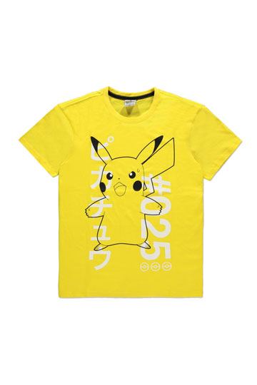 Pokemon Difuzed Adult T-shirt Shocked Pika Large