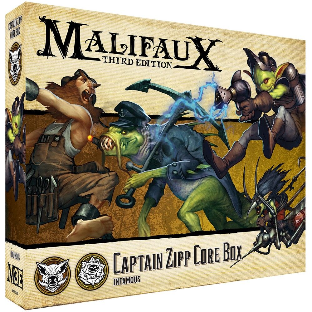 Malifaux 3rd Edition Captain Zipp Core Box