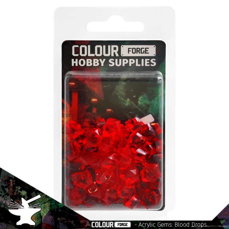 Colour Forge Acrylic Gems Blood Drops