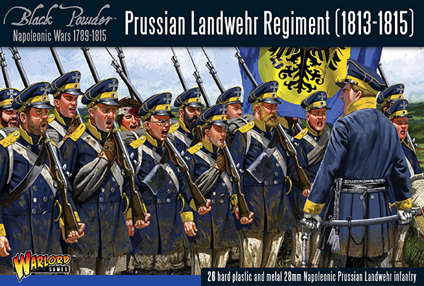 Black Powder Napoleonic Prussian Landwehr regiment 1813-1815