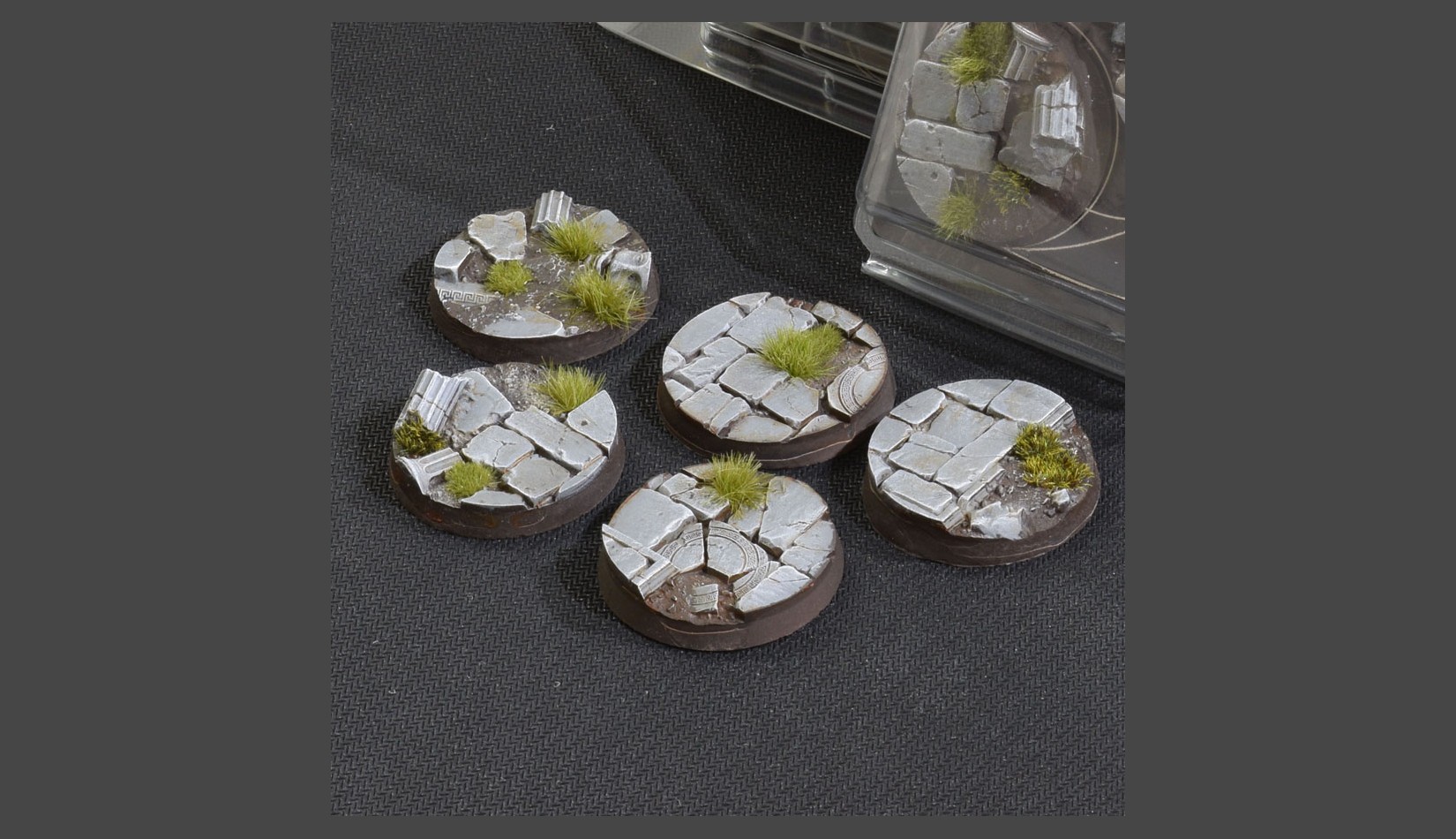 Gamers Grass Temple Bases Round 40mm (x5)