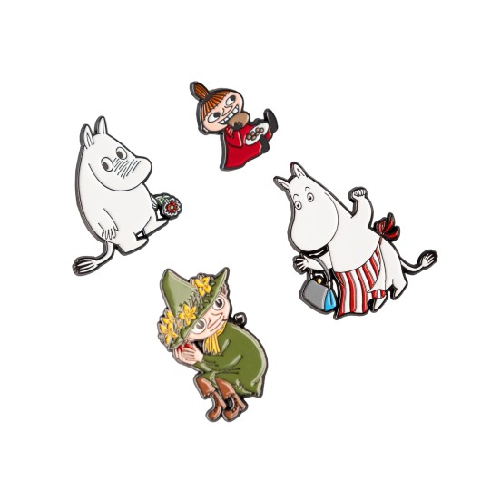 Moomin Set Of 4 Pins