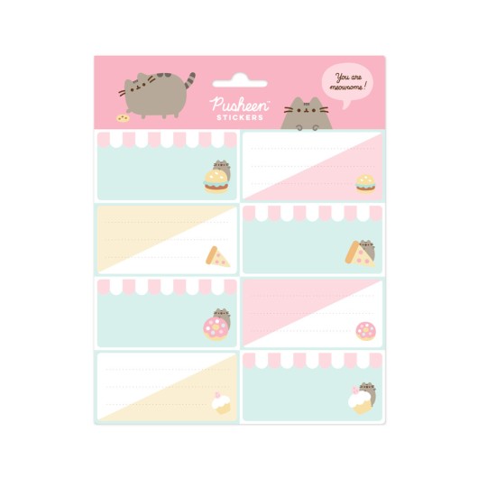Pusheen Foodie Collection Self Adhesive Labels
