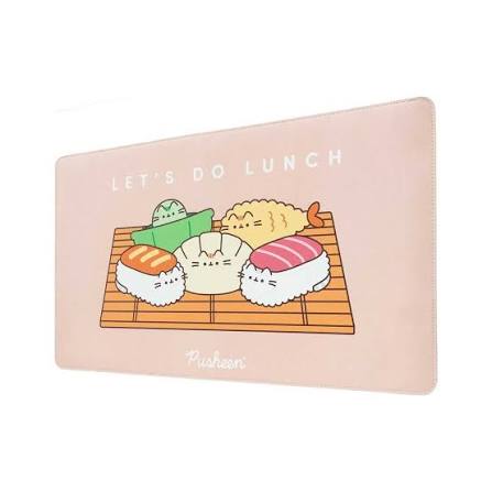 Pusheen Vegan Leather Mouse Pad Lets Do Lunch