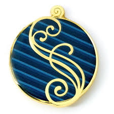 Wicked Glinda Shiz Blue Logo Pin Badge